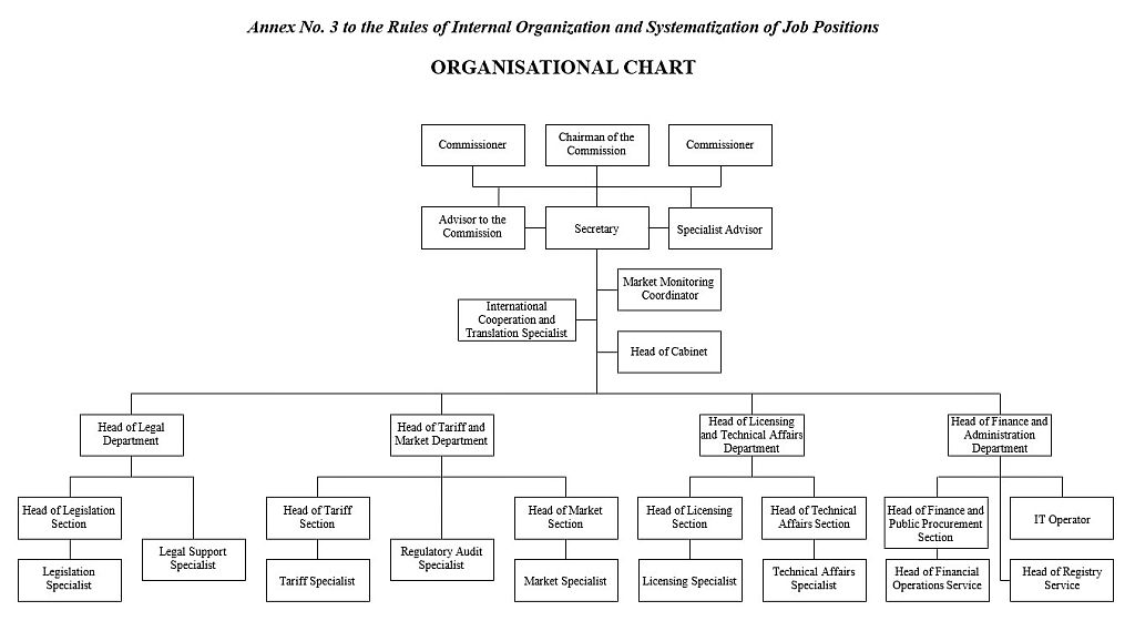 organizaciona shema en